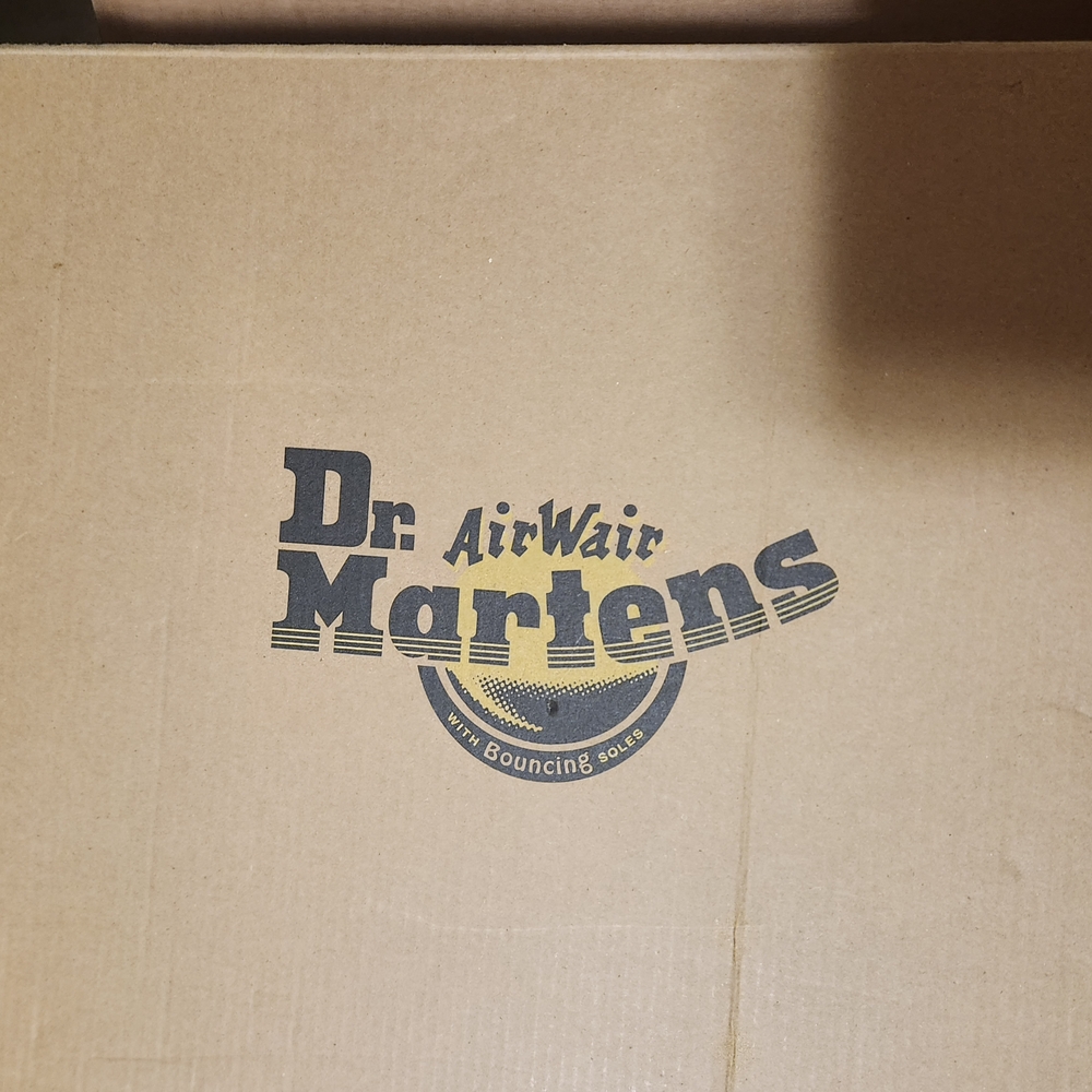 Dr. Martens Black Combat Boots with Rugged Sole - Picture 3 of 4